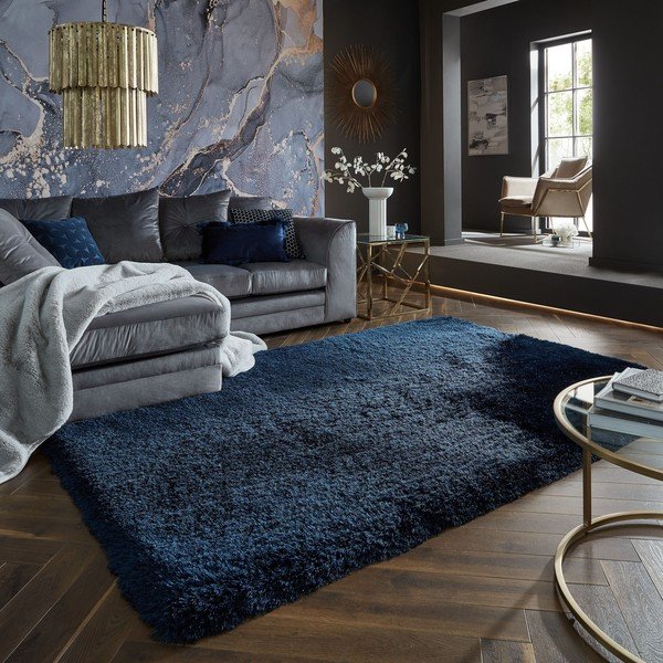 Kilimas tamsiai mėlynos spalvos 200x290 cm – Flair Rugs-image-1