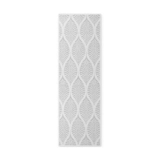 Pilkos spalvos/dramblio kaulo spalvos lauko kilimas 80x250 cm Duet Liora – NORTHRUGS