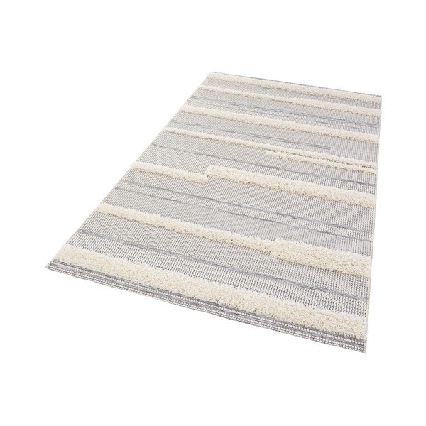 Pilkas kilimas Mint Rugs Handira Stripes, 77 x 150 cm-image-2