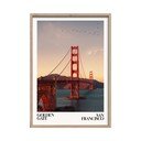 Spausdintas paveikslas su rėmeliu 50x70 cm Golden Gate – Styler