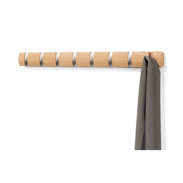 Natūralios spalvos uosio medienos sieninė pakaba Flip - Umbra-image-4