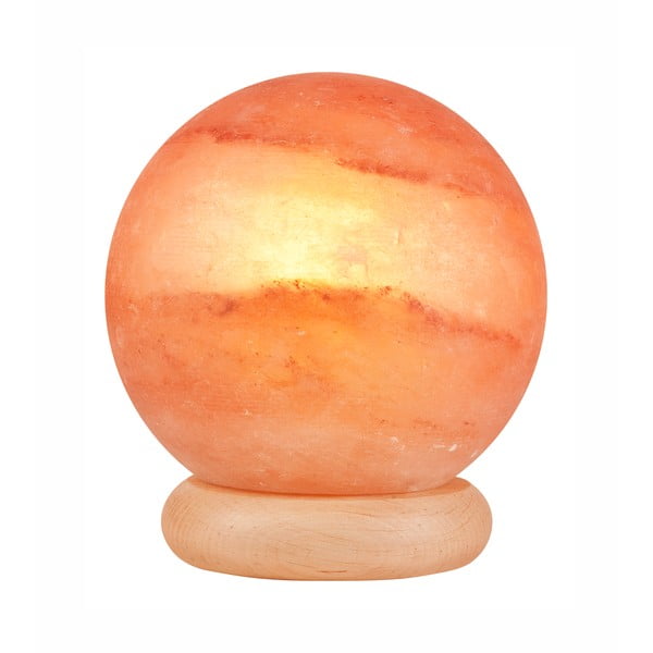 Oranžinė druskos lempa, aukštis 16 cm Sally - LAMKUR