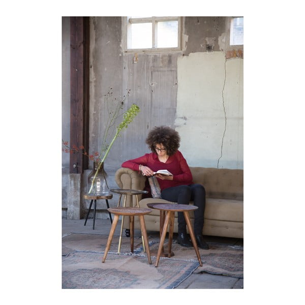 Žalvarinis staliukas Dutchbone Eliot, ⌀ 37 cm-image-2