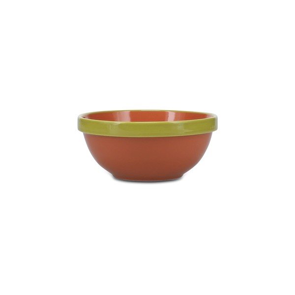 Žalios spalvos/oranžinės spalvos iš akmens masės mažas dubuo 710 ml Duo – ONA-image-2
