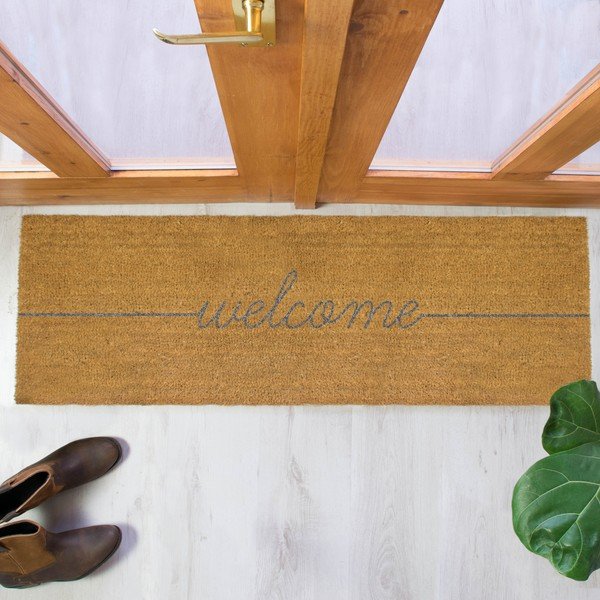 Natūralaus kokoso pluošto kilimėlis Artsy Doormats Welcome, 120 x 40 cm-image-1