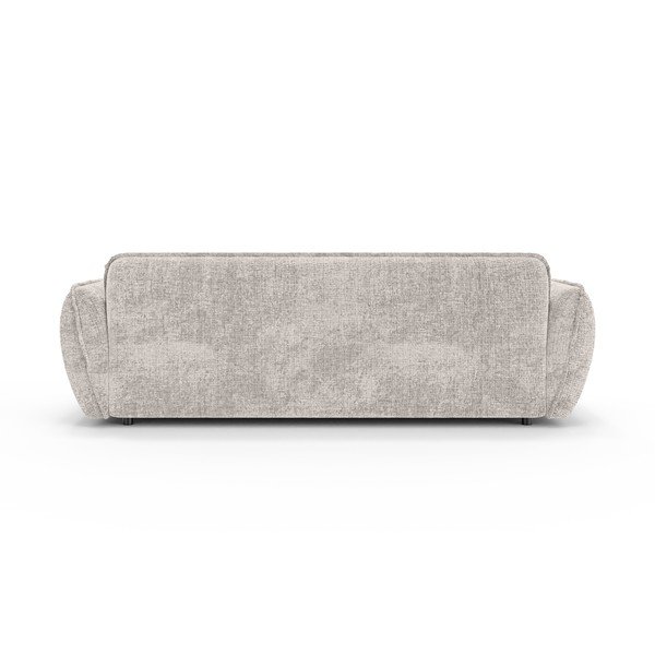 Smėlio spalvos sofa iš šenilinio audinio 250 cm Nelia Big – Ropez-image-4