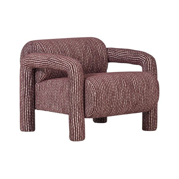 Bordo spalvos krėslas Lenny – WOOOD