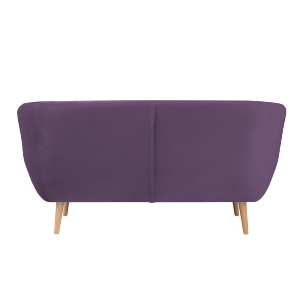 Violetinė dvivietė sofa Mazzini Sofas Amelie-image-3