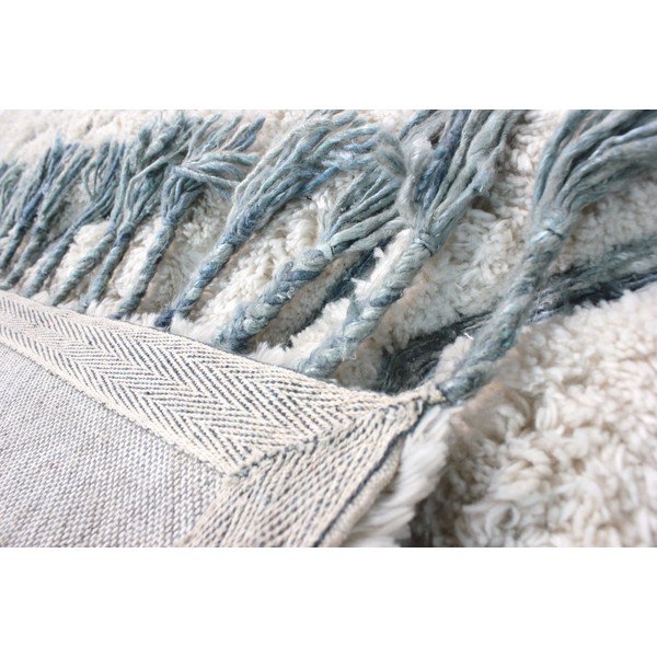 Smėlio ir mėlynos spalvos rankomis austas kilimas "Flair Rugs Solitaire Sion", 160 x 230 cm-image-1