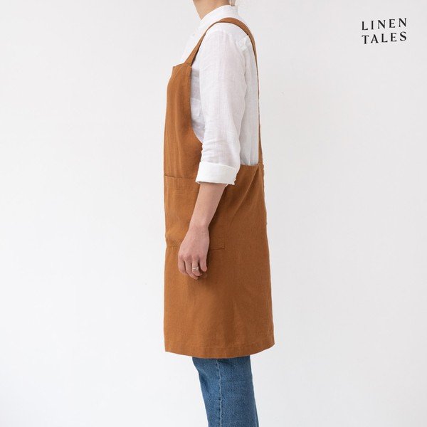 Lininė prijuostė Crossback - Linen Tales-image-1