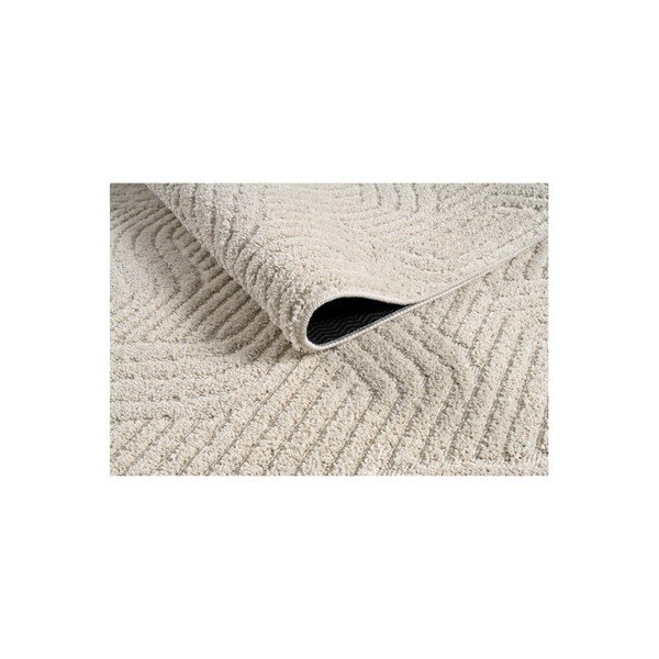 Skalbiamas kreminės spalvos kilimas 150x230 cm Loopy – Mila Home-image-4