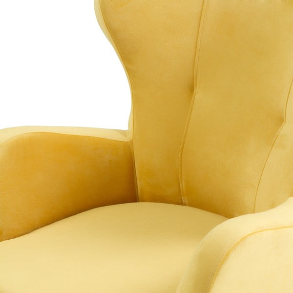 Geltonas fotelis Balcab Home Jane-image-2