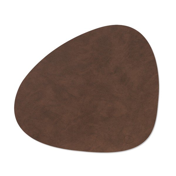 Iš eko odos padėkliukas 37x44 cm Curve L Nupo – LIND DNA