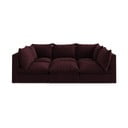 Bordo spalvos sofa 255 cm Manao – Makamii