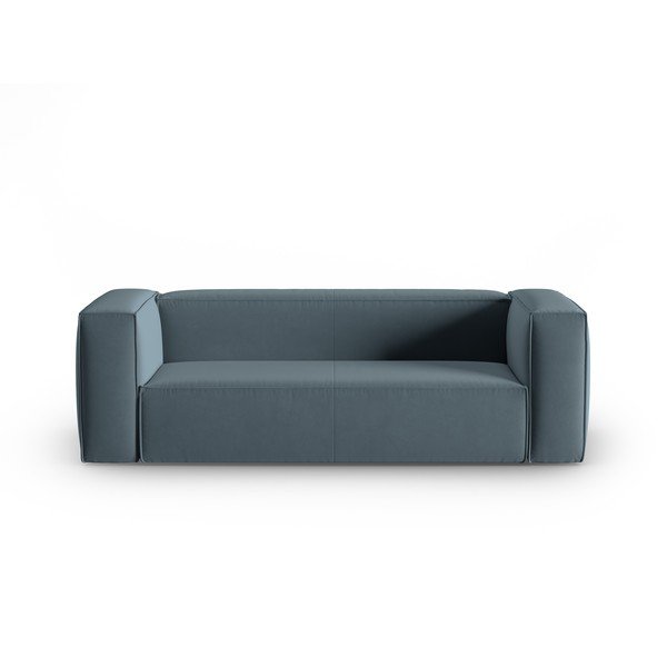 Iš velveto sofa mėlynos spalvos 200 cm Mackay – Cosmopolitan Design