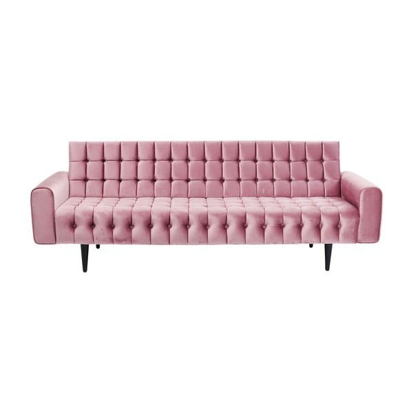 Rožinė trijų vietų sofa Kare Design Milchbar