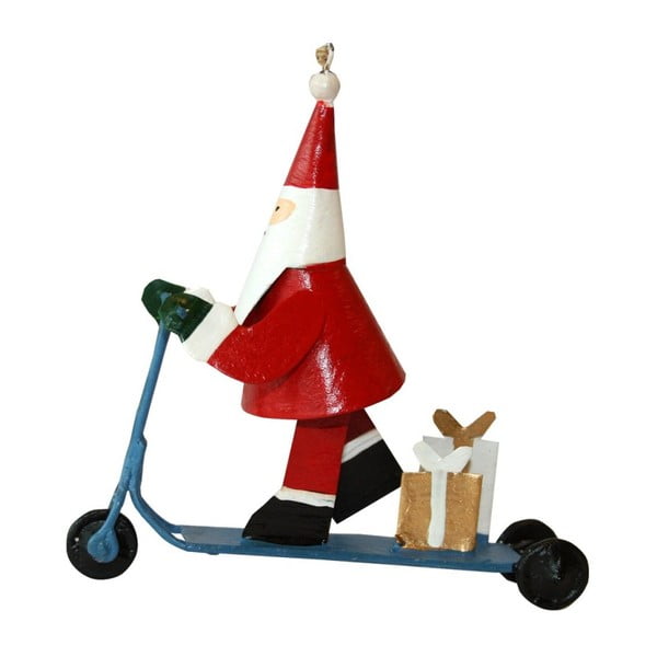 Kalėdinė pakabinama dekoracija G-Bork Santa on Scooter