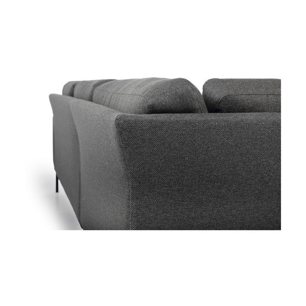 Pilka kampinė sofa Scandic Flow, kairysis kampas-image-1