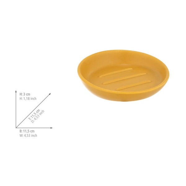 Geltonos spalvos keraminis muilo indas Badi - Wenko-image-4