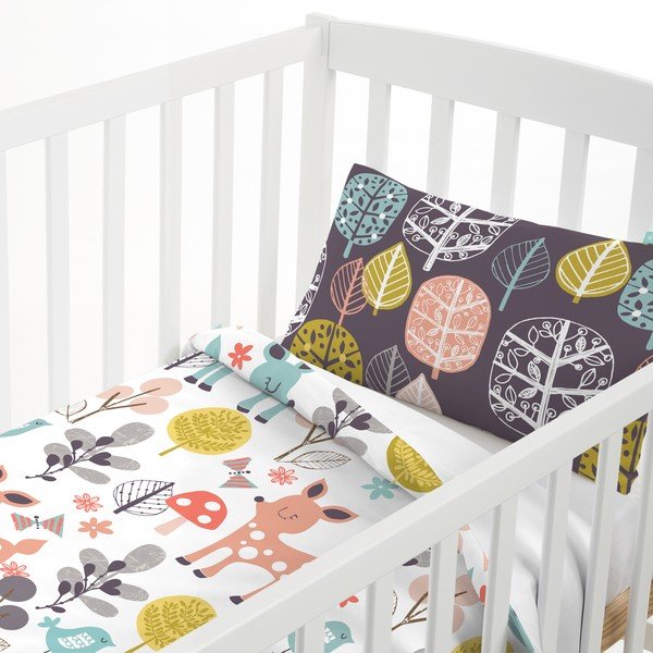 Medvilninė vaikiška patalynė Moshi Moshi Woodland, 115 x 145 cm-image-1