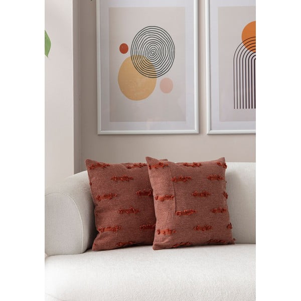 Dekoratyviniai pagalvių užvalkalai 2 vnt. 43x43 cm Tuffet – Mioli Decor-image-3