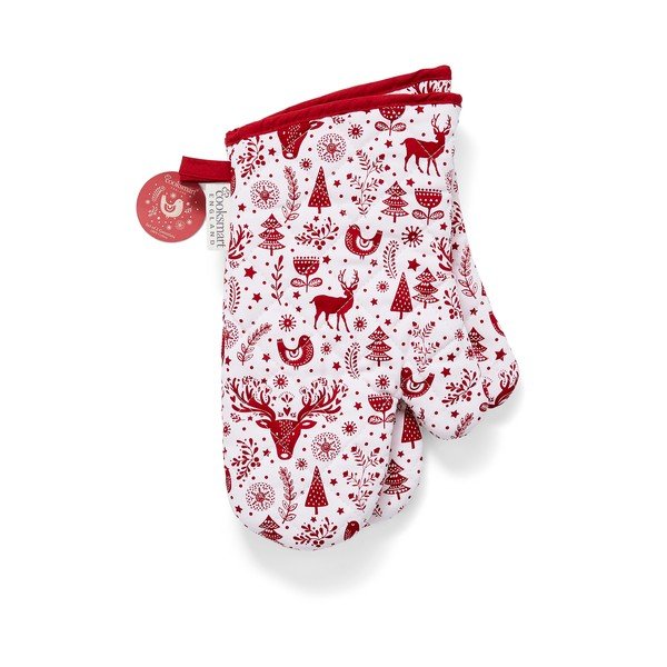 2 medvilninių virtuvinių pirštinių rinkinys Cooksmart® A Nordic Christmas-image-1