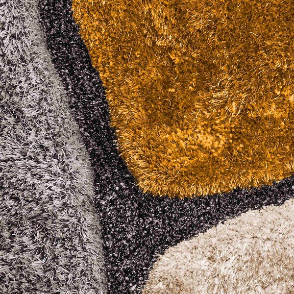Pilkai geltonas kilimas Think Rugs Noble House Rock, 150 x 230 cm-image-2