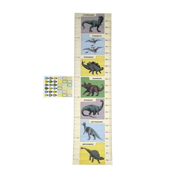 Metras vaikų lipdukas ant durų/ant sienos 28x115 cm Prehistoric Land – Rex London-image-2