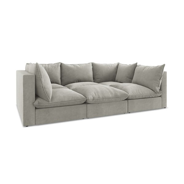 Šviesiai pilkos spalvos sofa 255 cm Manao – Makamii-image-3