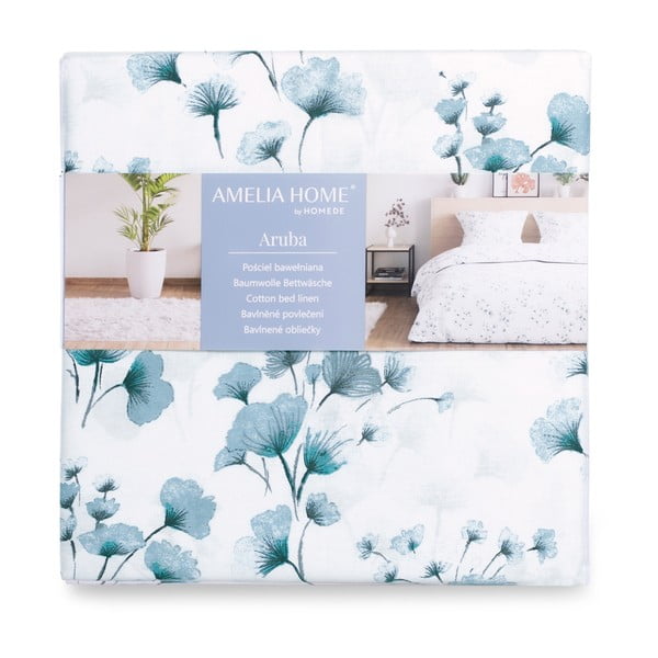 Medvilninė viengulė patalynė AmeliaHome Averi Aruba, 135 x 200 cm-image-4