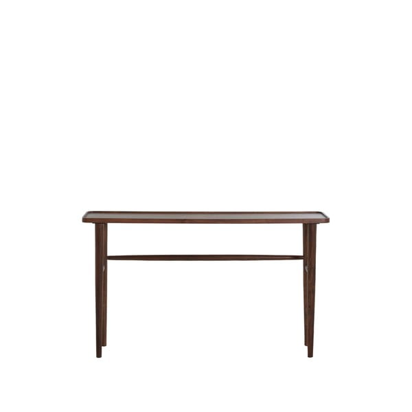 Iš akacijos masyvo konsolinis staliukas rudos spalvos 30x140 cm Qiano – Light & Living