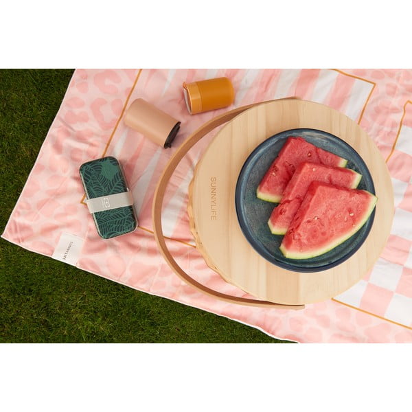 Rožinis paplūdimio rankšluostis Sunnylife Call of the Wild-image-1