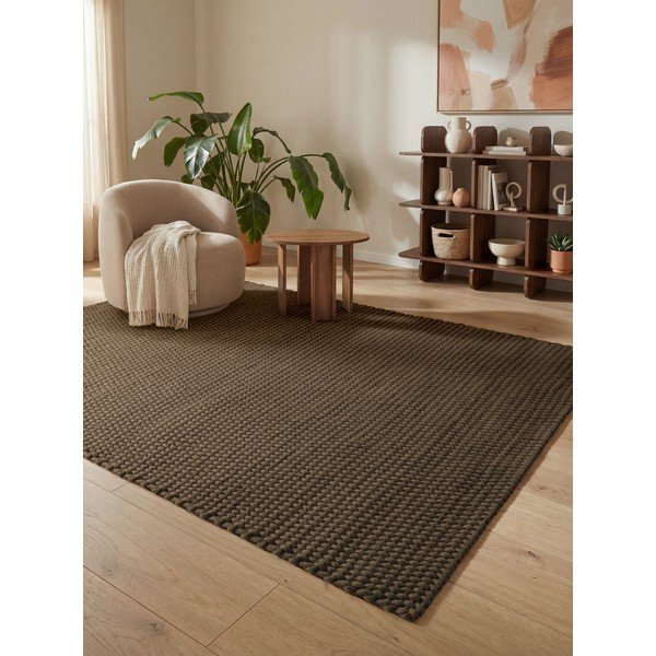 Tamsiai rudos spalvos lauko ir vidaus kilimas 80x150 cm Southwark – Ted Baker-image-1