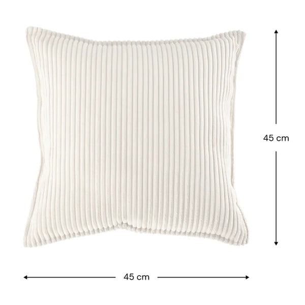 Kreminės spalvos iš kordinio velveto vaikiška sofos pagalvėlė Block – Wigiwama-image-3