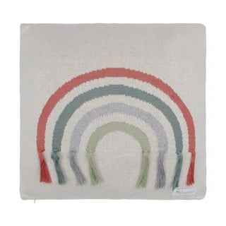 Pilkos spalvos medvilninis pagalvės užvalkalas Kindsgut Rainbow, 45 x 45 cm