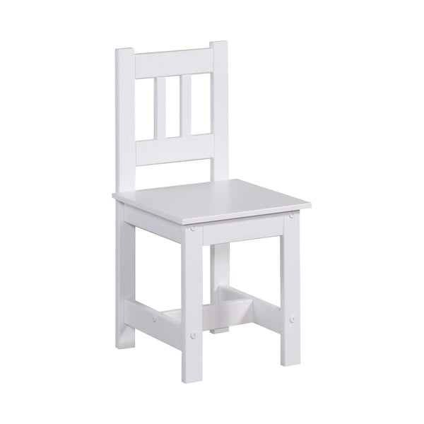 Vaikiška kėdė baltos spalvos Junior – Pinio