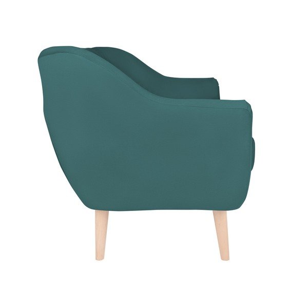 Turkio spalvos mėlyna dviejų vietų sofa "Micadoni Home Vincente-image-3