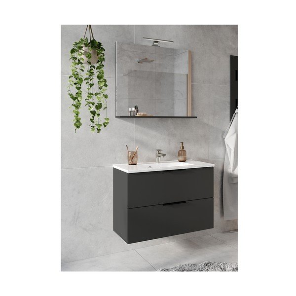 Vonios baldų komplektas antracito spalvos Crandon – Germania-image-2