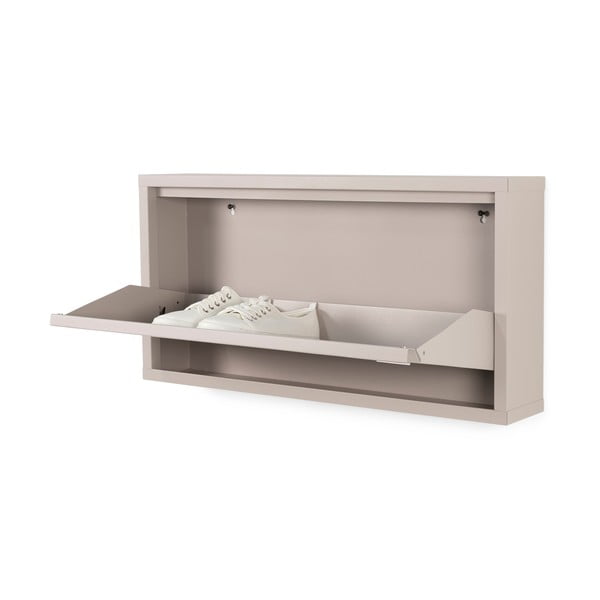 Taupe spalvos iš metalo atlenkiama spintelė batams 75x37,5x12,5 cm Billy – Spinder Design-image-2