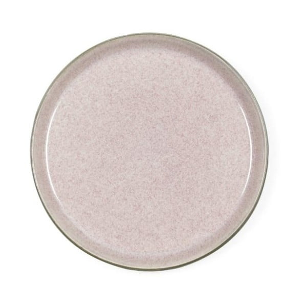Rožinės spalvos akmens masės desertinė lėkštė Bitz Mensa, ⌀ 21 cm