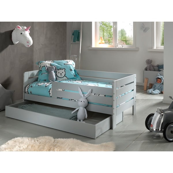 Pilka vaikiška lova Vipack Kid, 70 x 140 cm-image-3