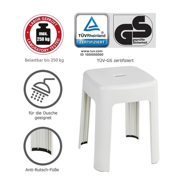 Balta taburetė "Wenko Alaska-image-4