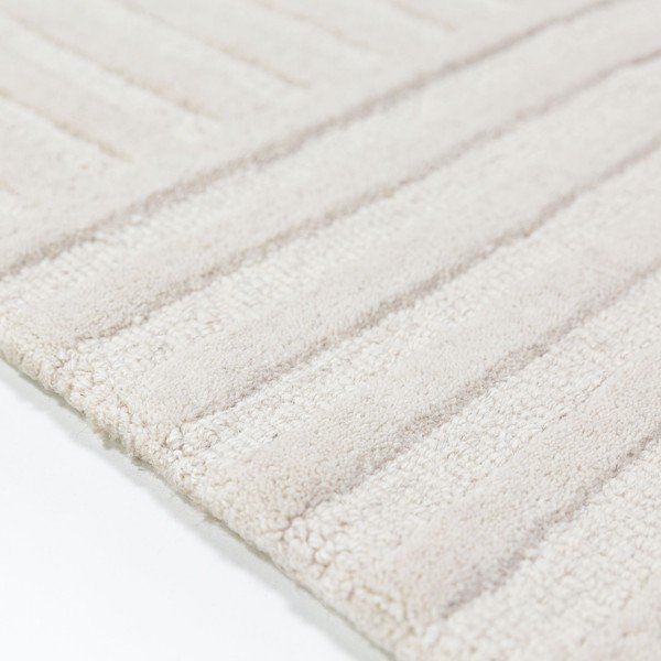 Rankų darbo dramblio kaulo spalvos iš vilnos kilimas 200x290 cm Zen Garden – Flair Rugs-image-4
