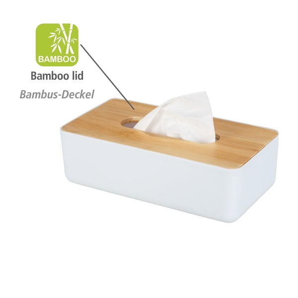 Plastikinė-bambuko dėžutė nosinaitėms Rotello - Wenko-image-4