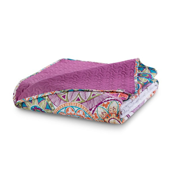 Rožinė dvipusė mikropluošto lovatiesė "DecoKing Bibi", 200 x 220 cm-image-3