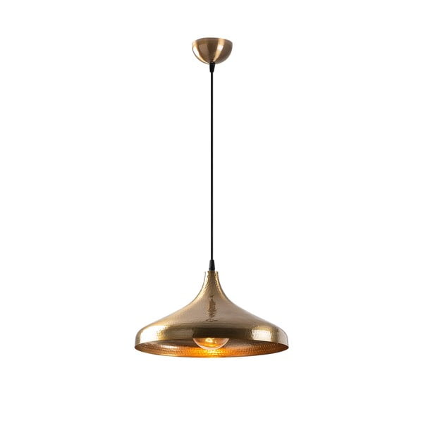 Bronzinės spalvos kabantis šviestuvas ø 36 cm su metaliniu gaubtu Tattoo – Opviq lights-image-2