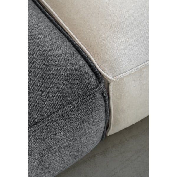 Kampinė sofa pilkos spalvos (su dešiniuoju kampu/„U“ formos) Flex Felix – Miuform-image-3