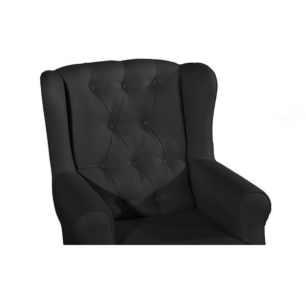 Juodas fotelis "Max Winzer Lex-image-4