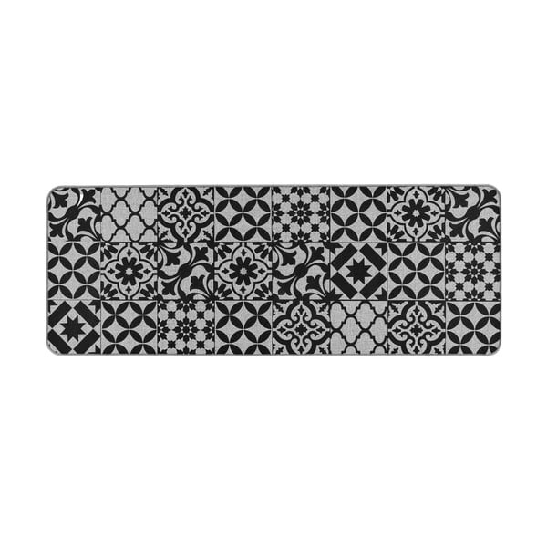 Kilimas pilkos spalvos 45x120 cm Bizancia – douceur d'intérieur-image-1