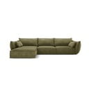 Žalia kampinė sofa (kairysis kampas) Vanda - Mazzini Sofas